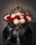 !!!LIMITIERT!!! Royal Crown Rosenbox – Luxus 3D Seidenrosen mit Krone