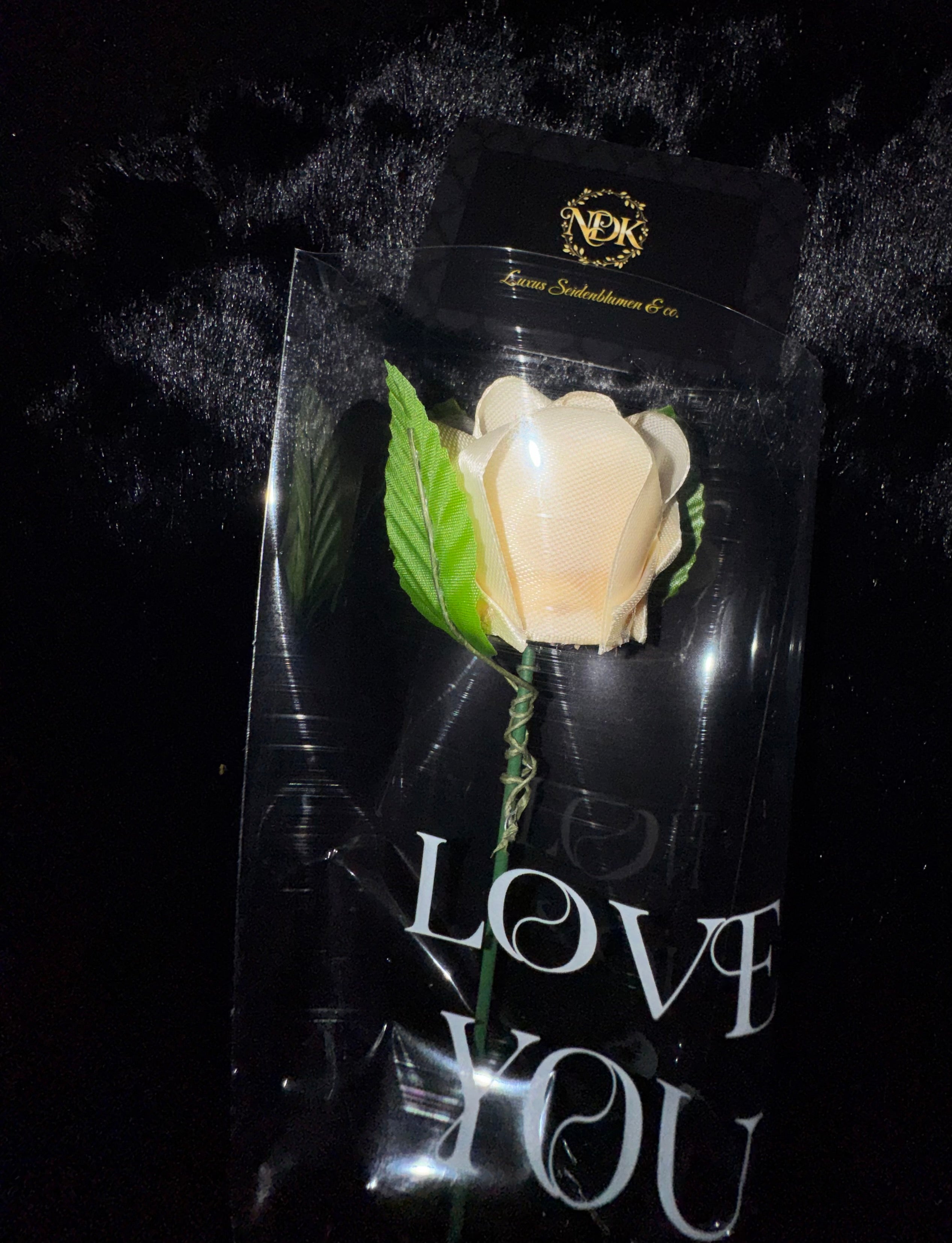 Seidenrosen Einzelverpackt